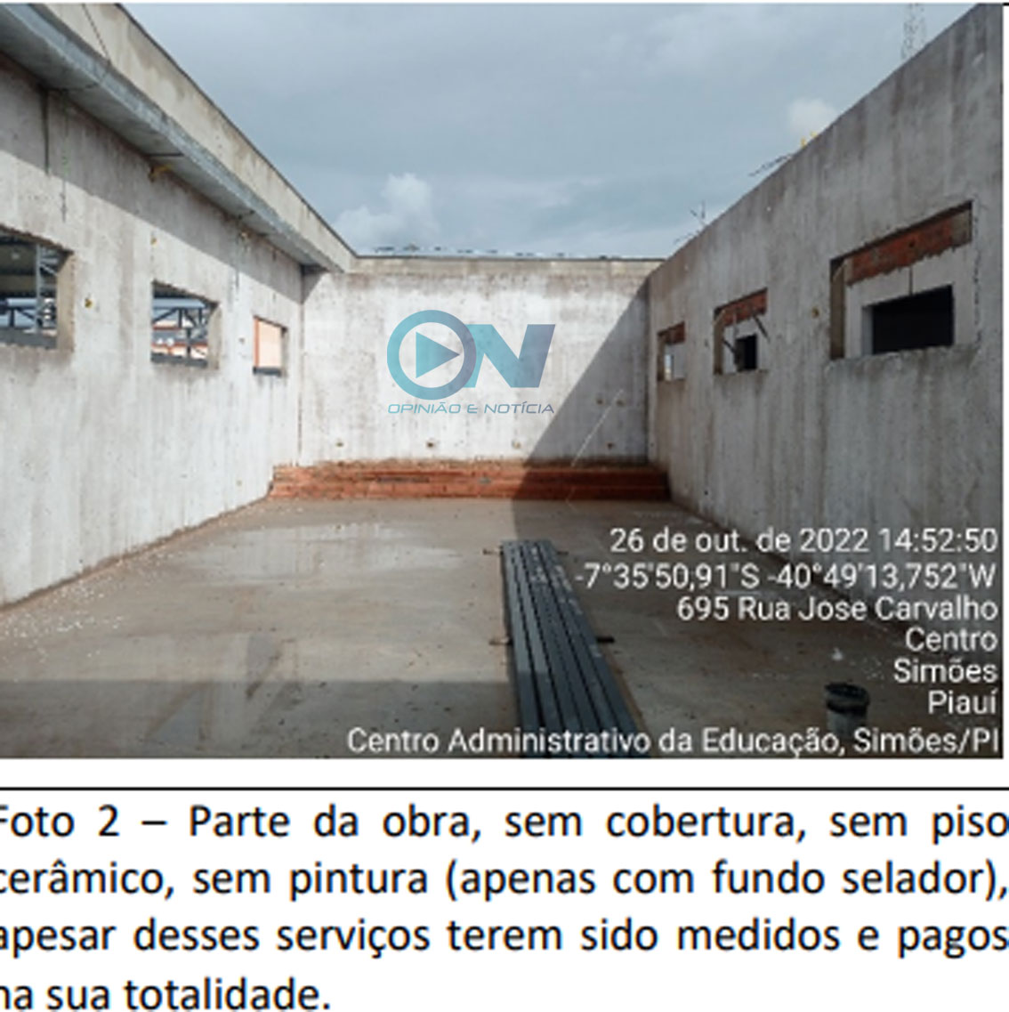 CGU aponta irregularidades na execução de obras e serviços em Simões com recursos do FUNDEB